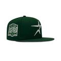New Era Houston Astros Fitted Grey Bottom "Dark Green Silver White" (1962-2012 Astros Embroidery)