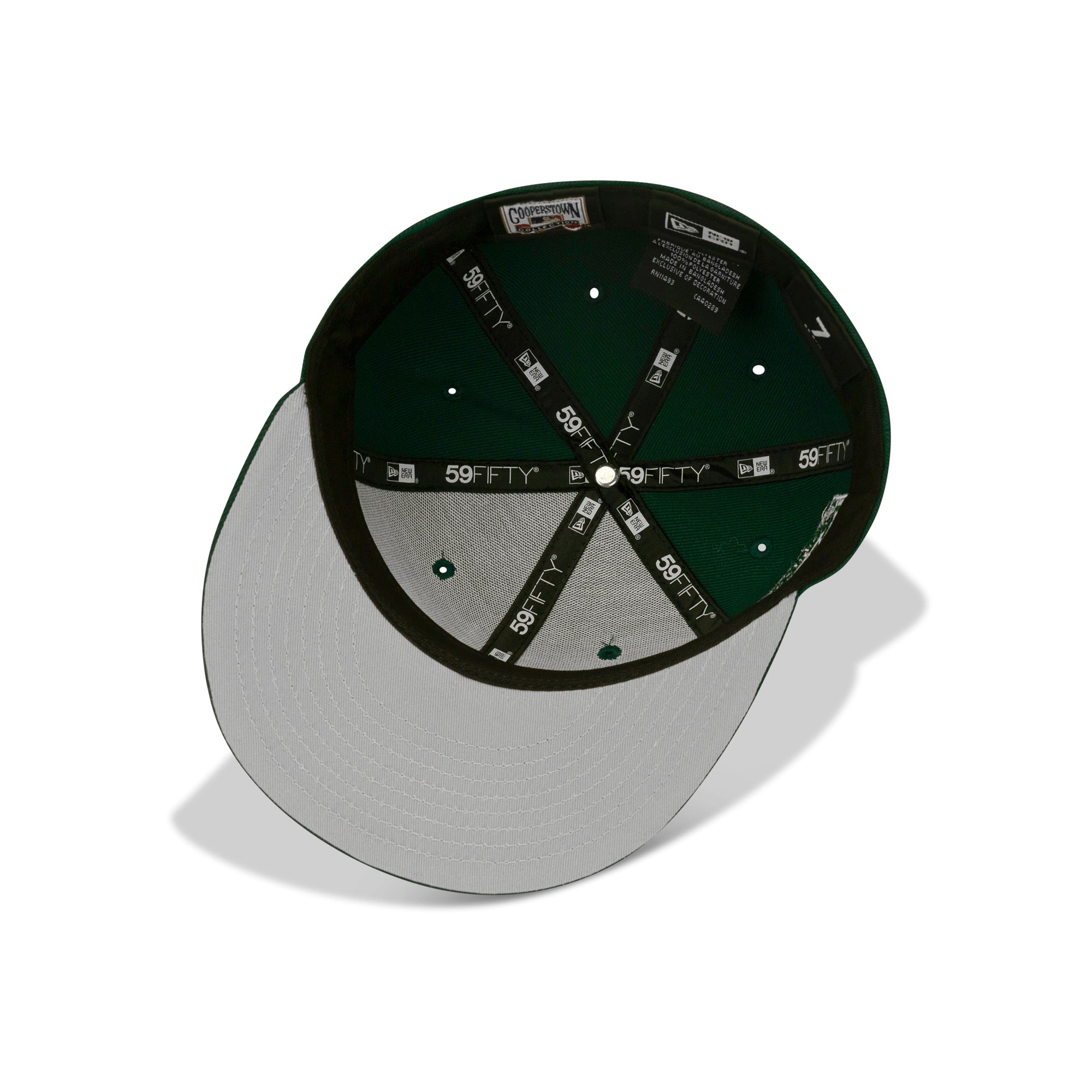 New Era Houston Astros Fitted Grey Bottom "Dark Green Silver White" (1962-2012 Astros Embroidery)