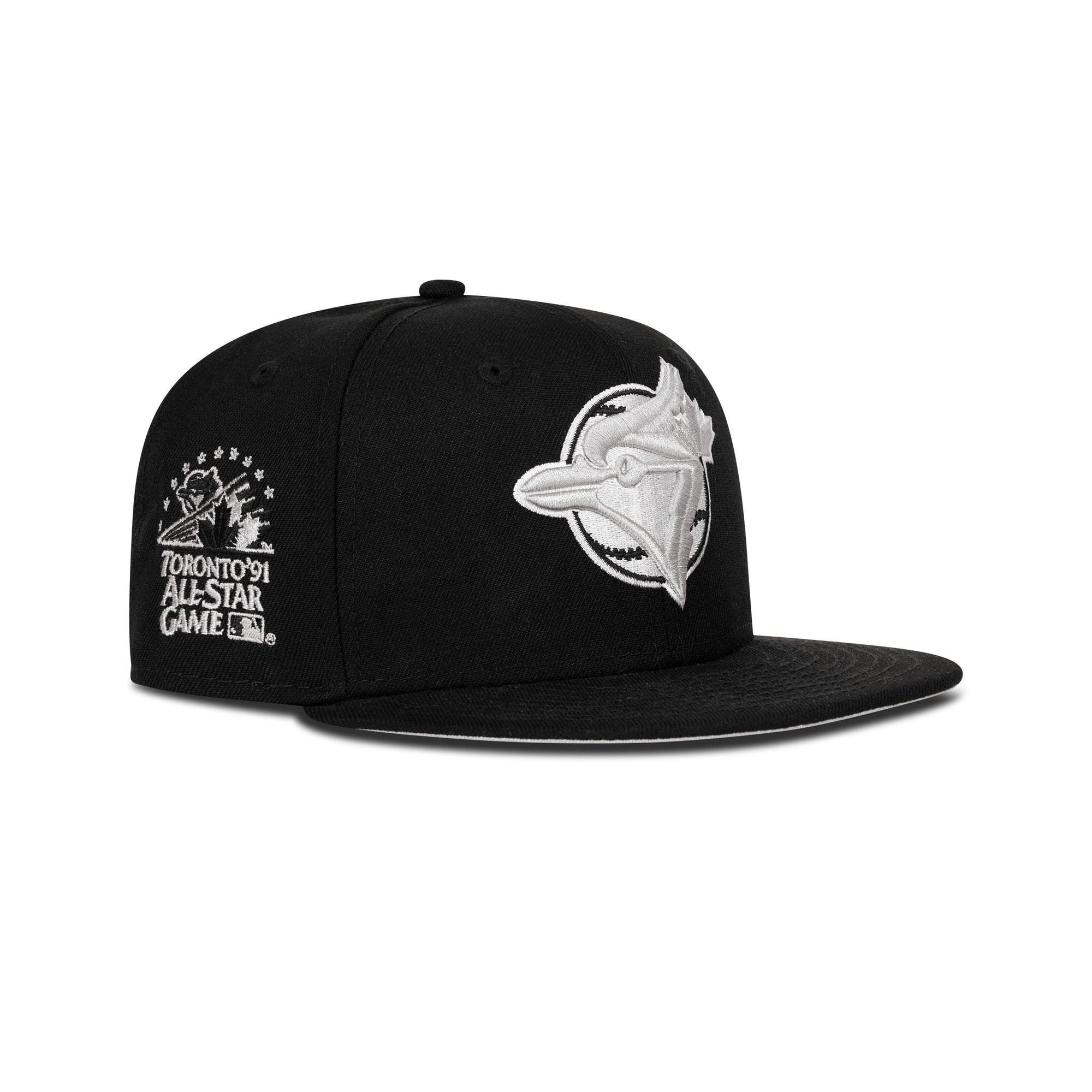 New Era Toronto Blue Jays Fitted Grey Bottom "Black Light Grey" (1991 Toronto All Star Game Embroidery)