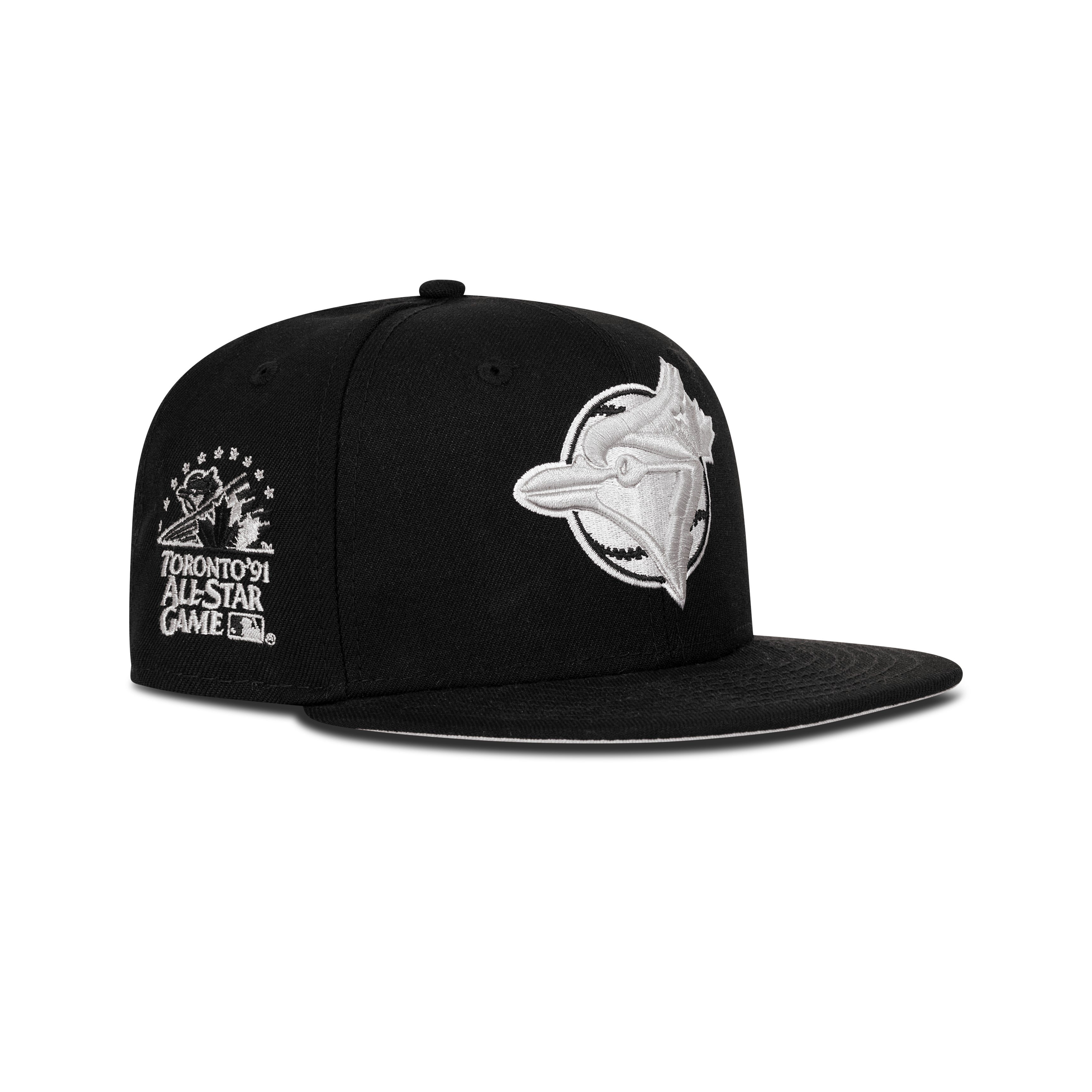 New Era Toronto Blue Jays Fitted Grey Bottom "Black Light Grey" (1991 Toronto All Star Game Embroidery)
