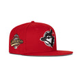 New Era Toronto Blue Jays Fitted Grey Bottom "Red Black" (1992 World Series Embroidery)