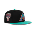 New Era Arizona Diamondbacks Fitted Grey Bottom "Black Teal" (1998 Inaugural Season Embroidery)
