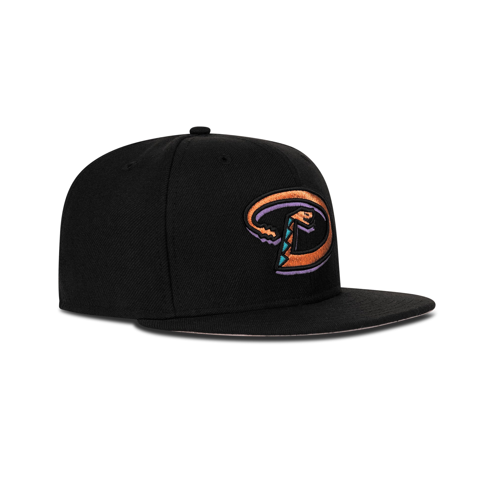 New Era Arizona Diamondbacks Fitted Grey Bottom "Black Copper" (2001 World Series Embroidery)