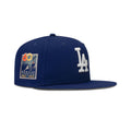New Era Los Angeles Dodgers Fitted Grey Bottom "Royal White" (1962-2022 Dodgers Stadium Embroidery)