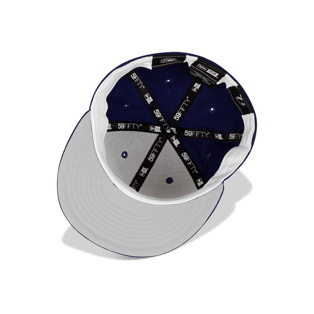 New Era Los Angeles Dodgers Fitted Grey Bottom "Royal Blue" (1988 World Series Embroidery)