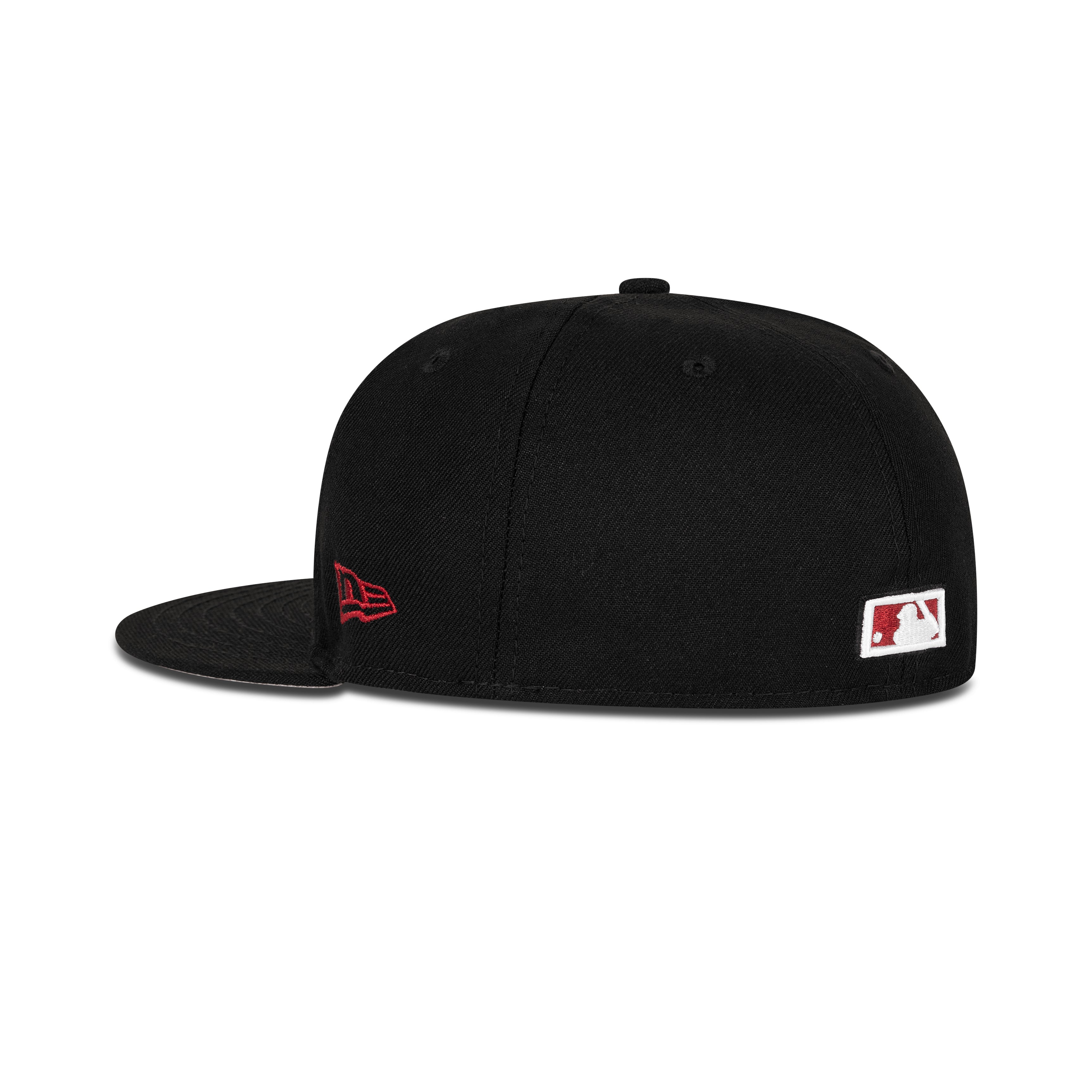 New Era Montreal Expos Fitted Grey Bottom "Black Yellow Cardinal Red" (Expos Olympic Stadium Embroidery)