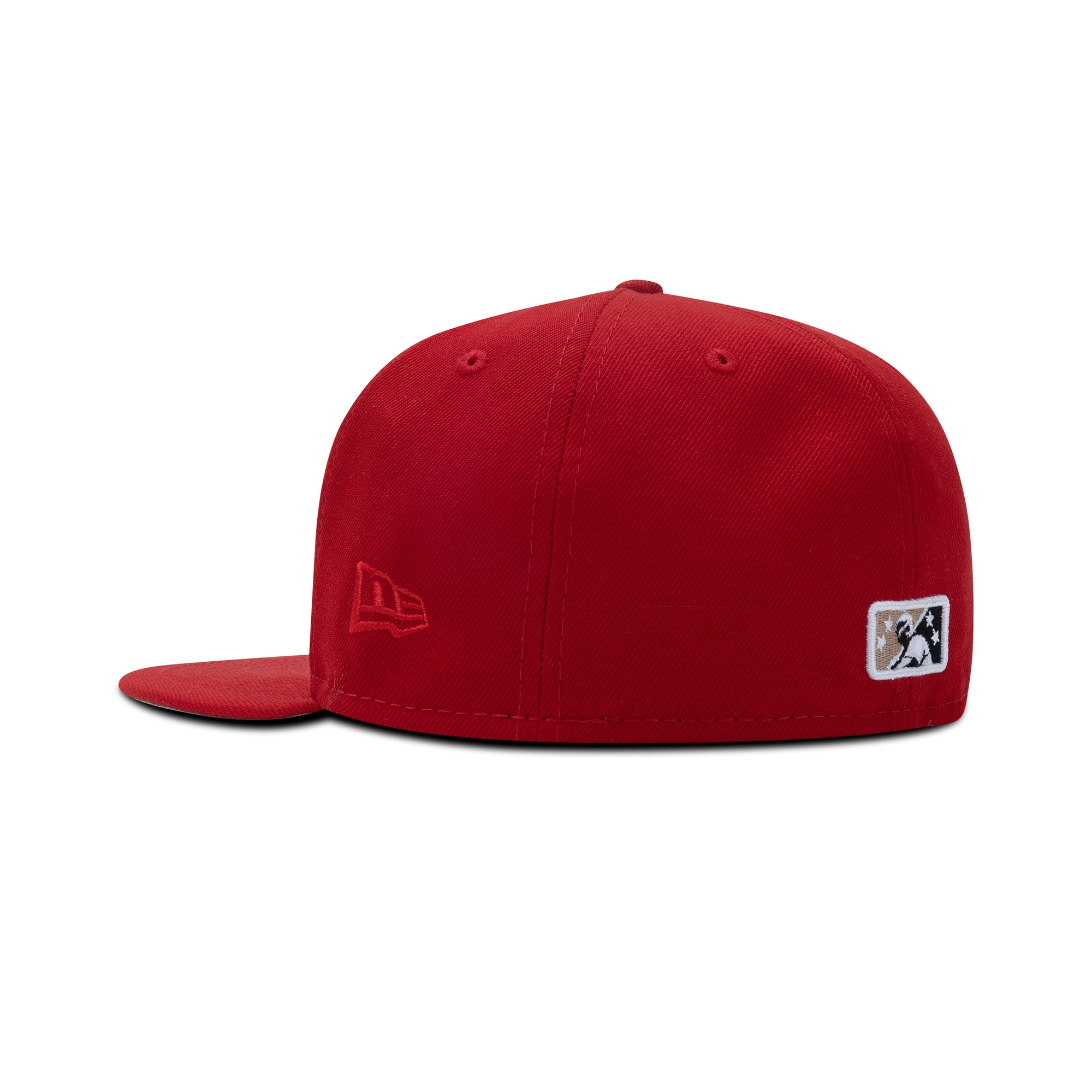 New Era Hartford Yard Goats Fitted Grey Bottom "Red Black Brown" (Hartford 2021 All Star Bash Embroidery)
