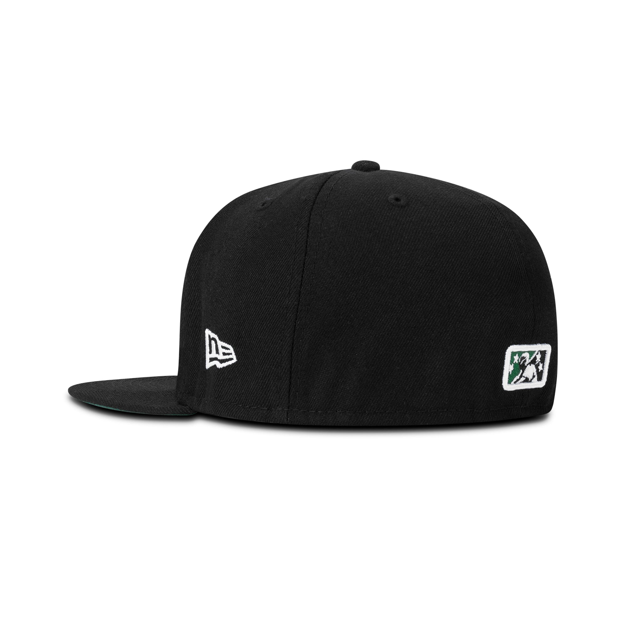New Era Hartford Yard Goats Fitted Green Bottom "Black Green" (Hartford 2021 All Star Bash Embroidery)