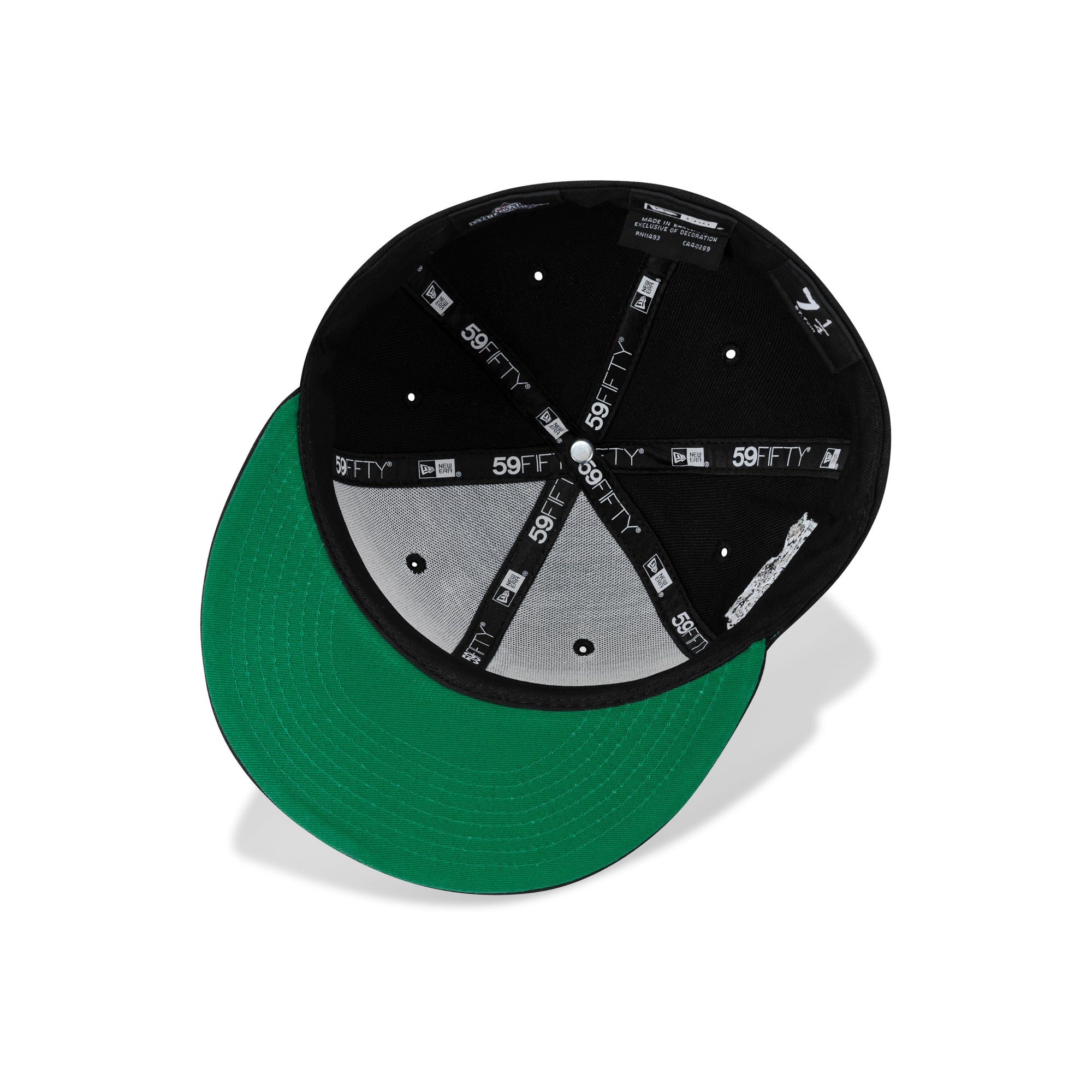 New Era Hartford Yard Goats Fitted Green Bottom "Black Green" (Hartford 2021 All Star Bash Embroidery)