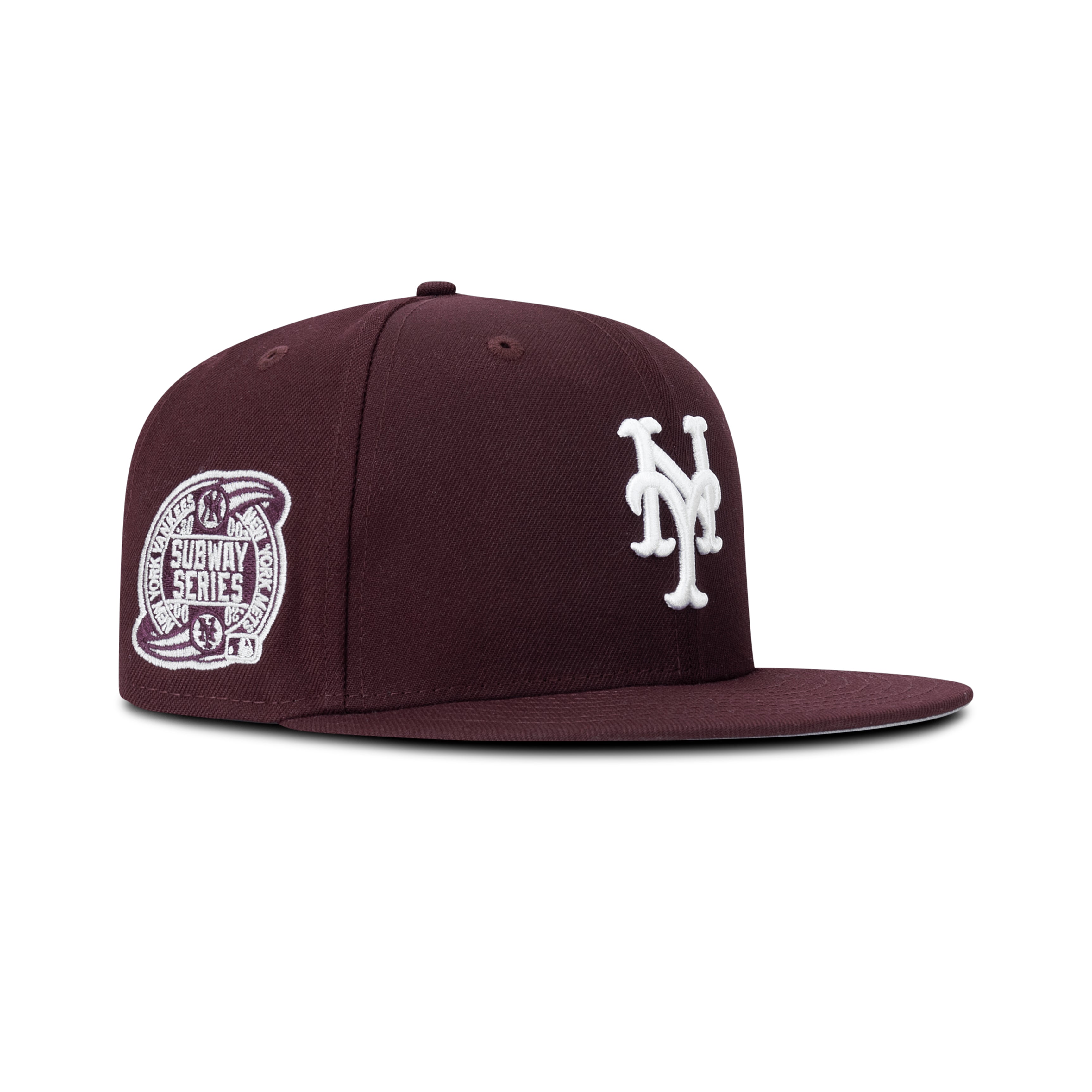 Mets fitted hot sale grey brim