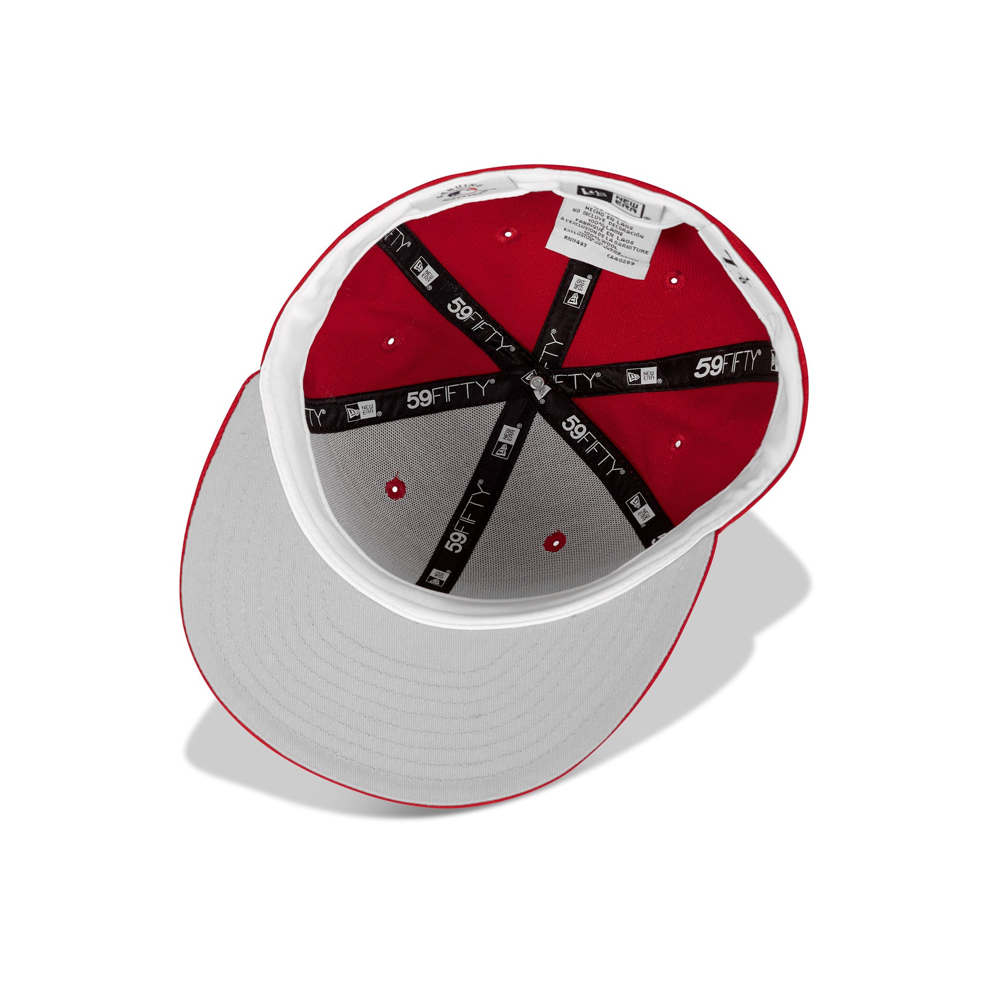 New Era New York Mets Fitted Grey Bottom "Red Red"