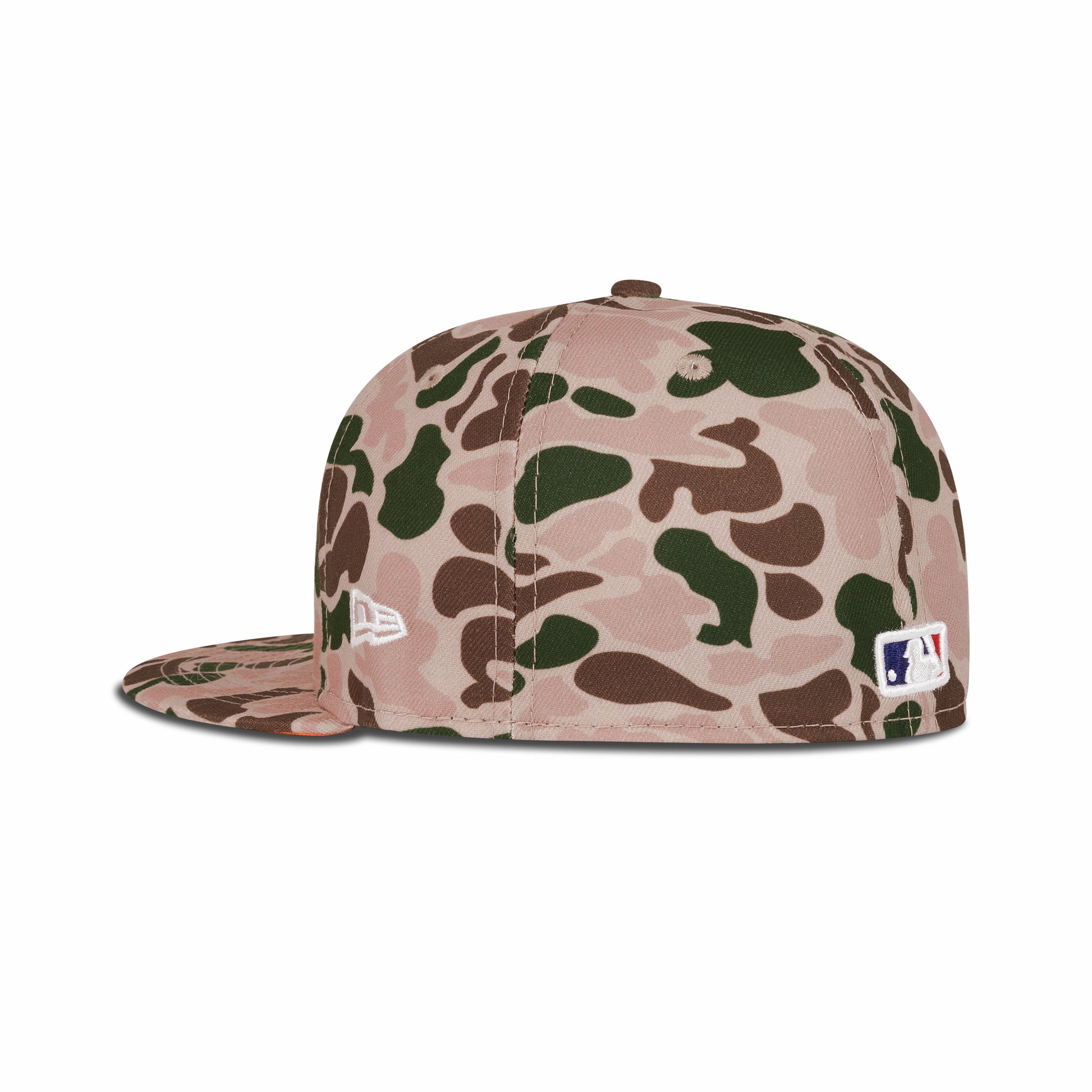 New Era Washington Nationals Fitted Orange Bottom "Duck Camo White" (2019 World Series Embroidery)