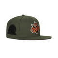 New Era Baltimore Orioles Fitted Orange Bottom "Olive Orange" (50th Anniversary Embroidery)