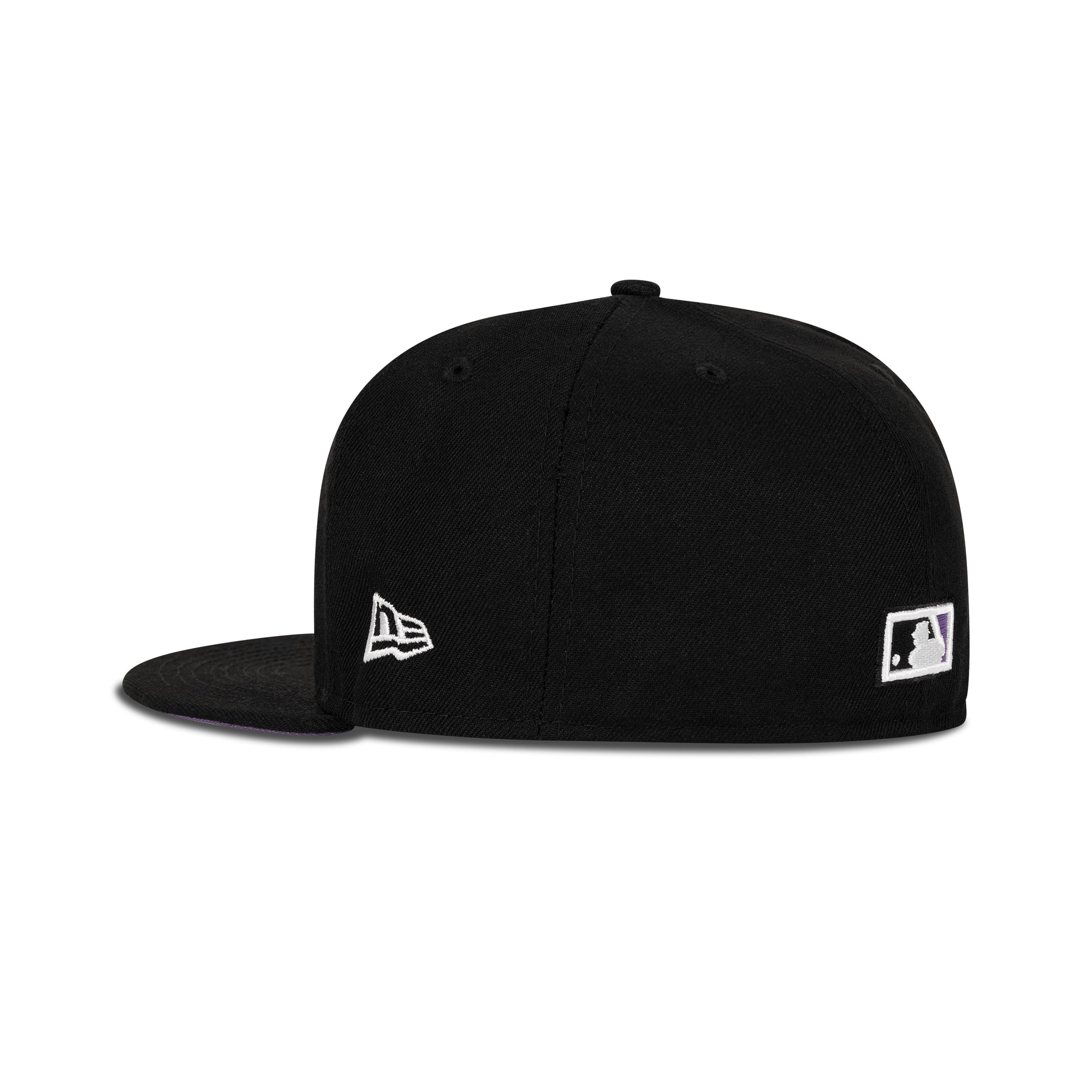 New Era Detroit Tigers Fitted Purple Bottom "Black White" (1968 World Series Embroidery)