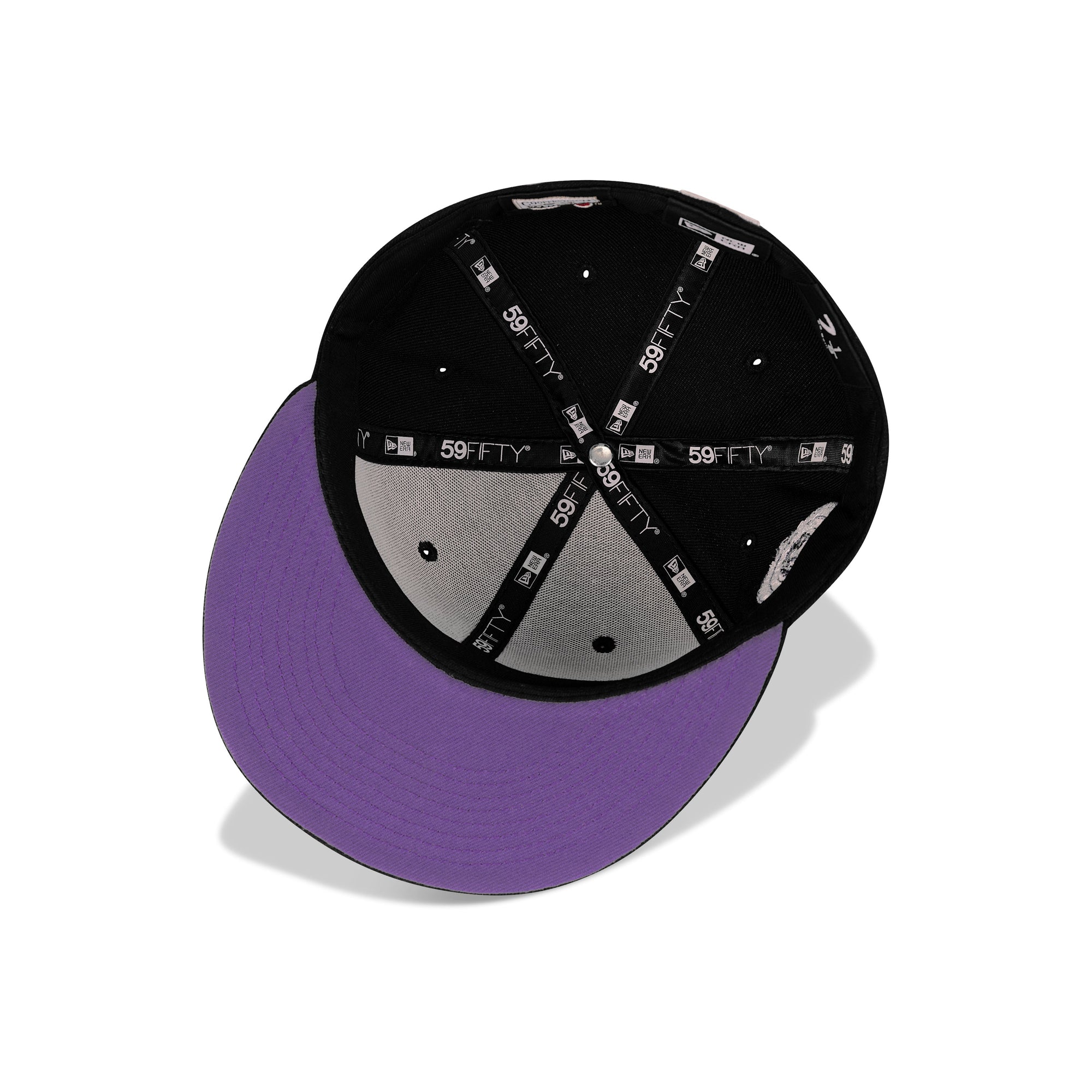 New Era Detroit Tigers Fitted Purple Bottom "Black White" (1968 World Series Embroidery)