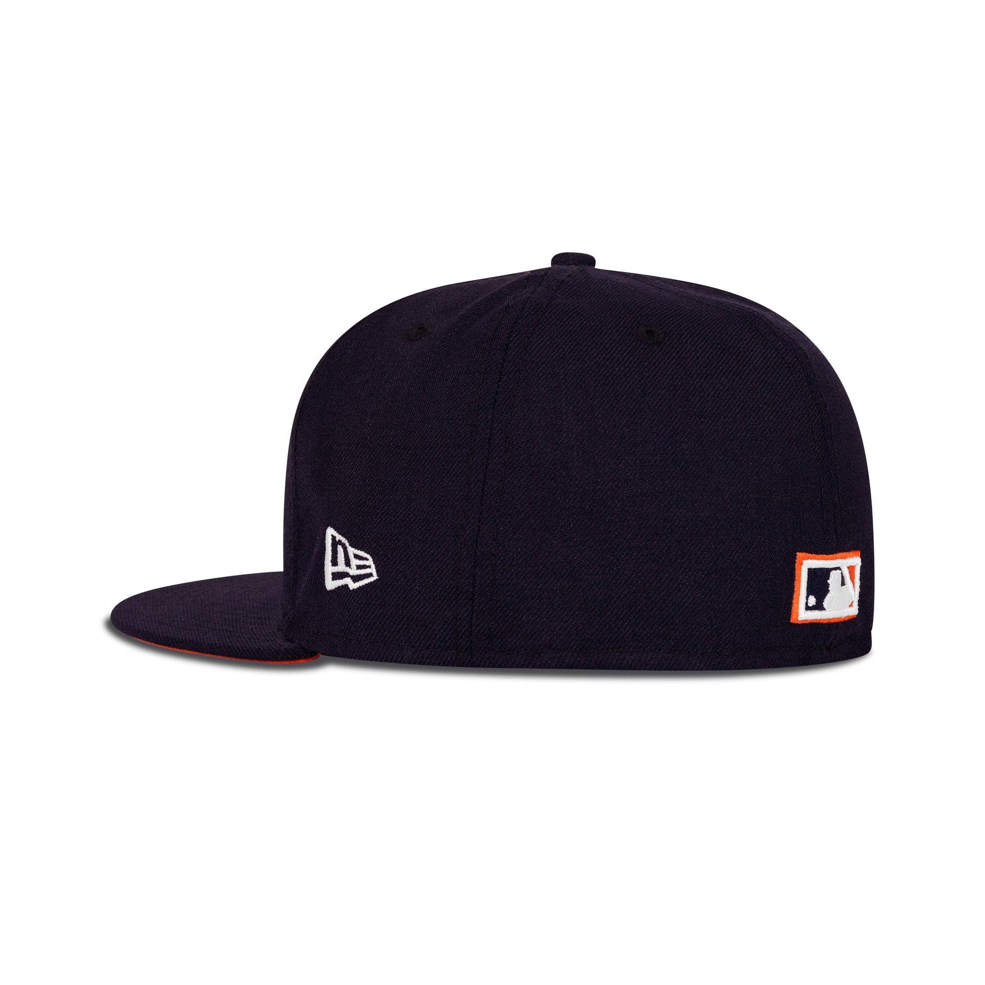 New Era Detroit Tigers Fitted Orange Bottom "Navy White" (World Series Embroidery)